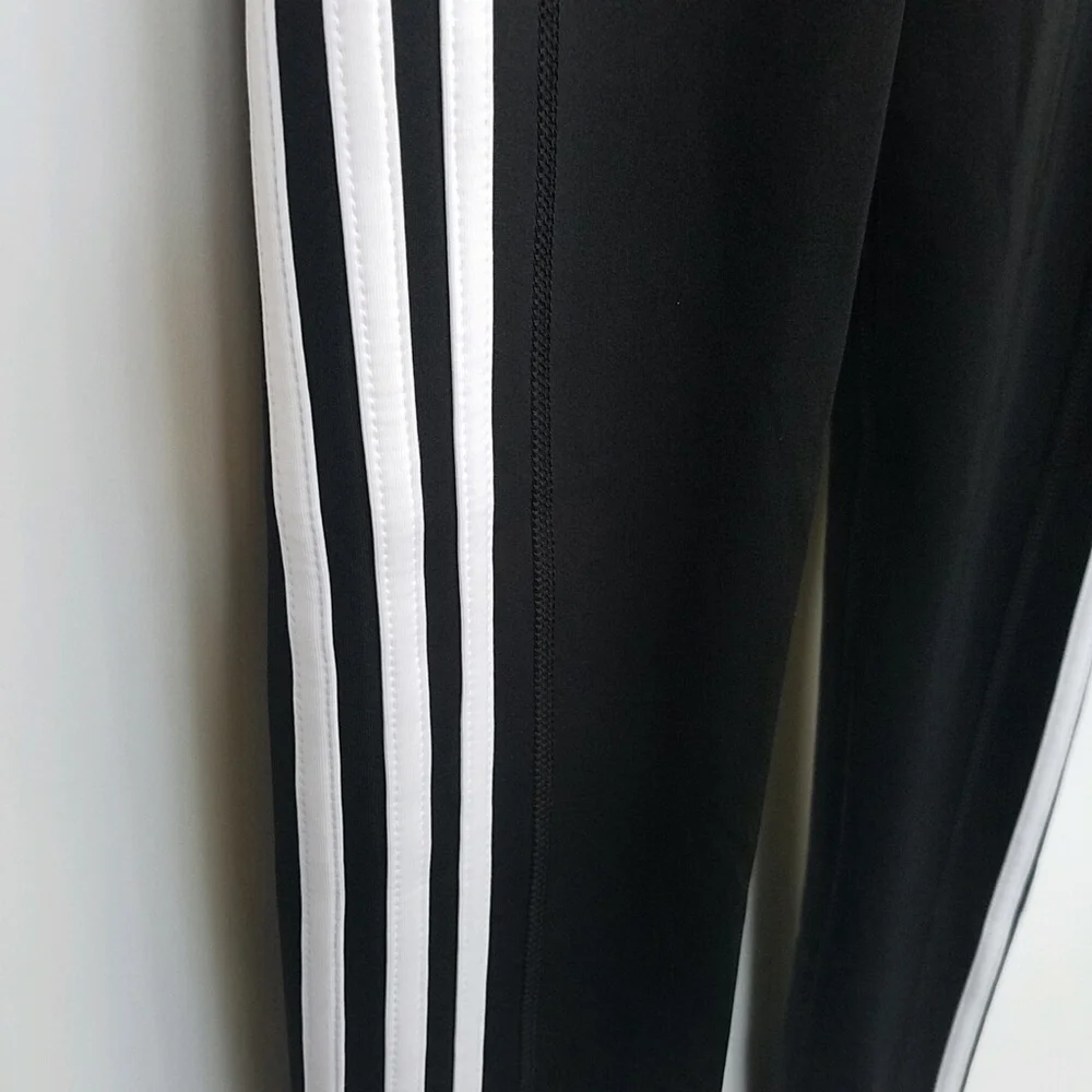 ADIDAS Climalite NWOT Full leg striped Leggings Size Small - Picture 5 of 14